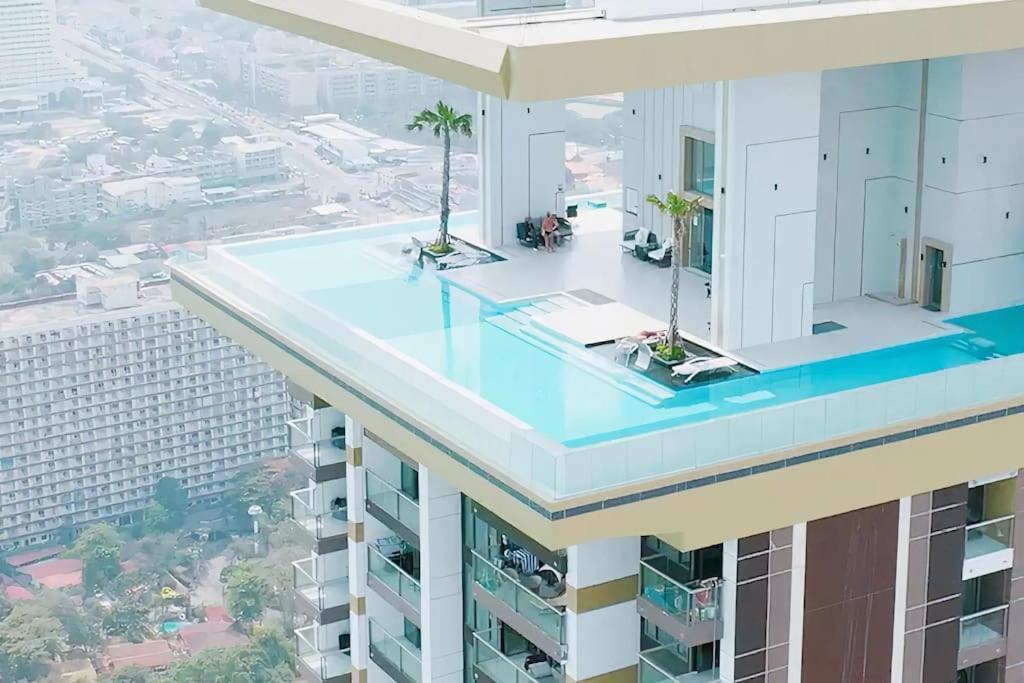 Sea View 5 Star Facilities Luxury Stay At Pattaya Pantai Jomtien Bagian luar foto