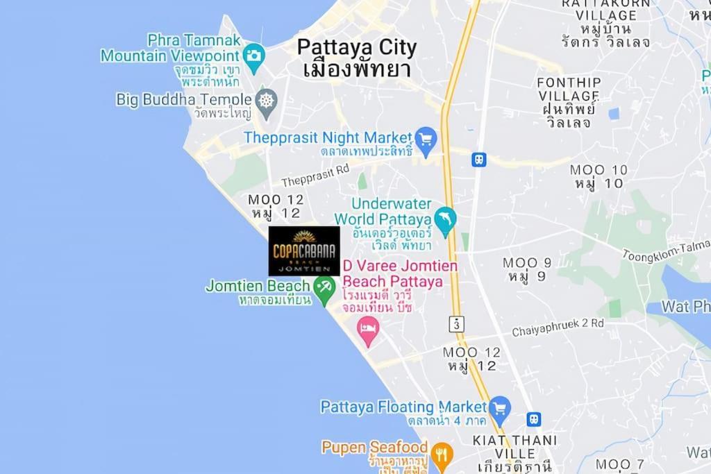 Sea View 5 Star Facilities Luxury Stay At Pattaya Pantai Jomtien Bagian luar foto