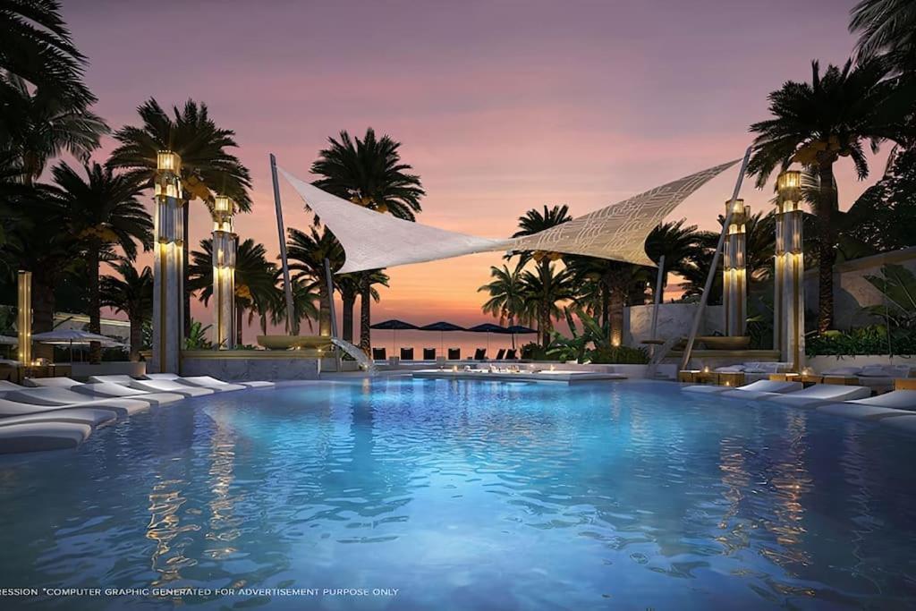 Sea View 5 Star Facilities Luxury Stay At Pattaya Pantai Jomtien Bagian luar foto