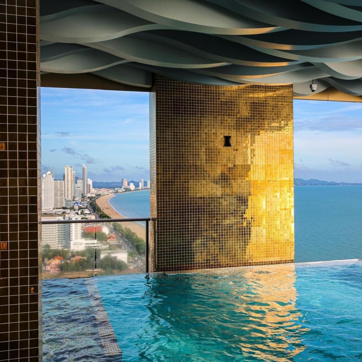 Sea View 5 Star Facilities Luxury Stay At Pattaya Pantai Jomtien Bagian luar foto